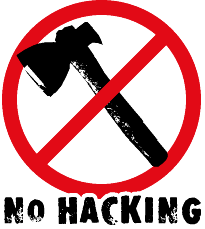 No Hacking!